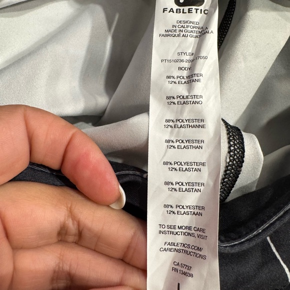 Floral Black Kids Leggings - Picture 4 of 4